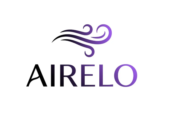 Logo Airelo — aire fresco para tu hogar / Airelo logo — fresh air for your home